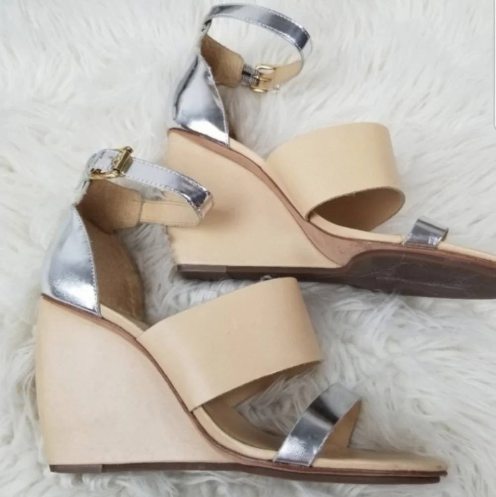 Rebecca Minkoff -sz. 9.5, stella sandle wedges - Picture 2 of 8